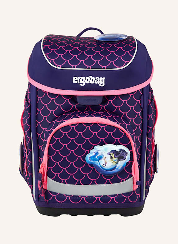 ergobag Schulranzen-Set CUBO SET LILA