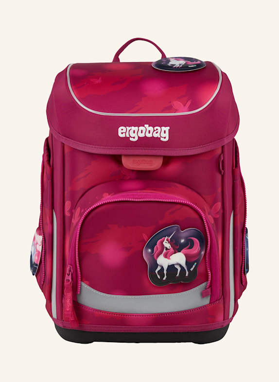 ergobag Schulranzen-Set CUBO SET LILA/ FUCHSIA