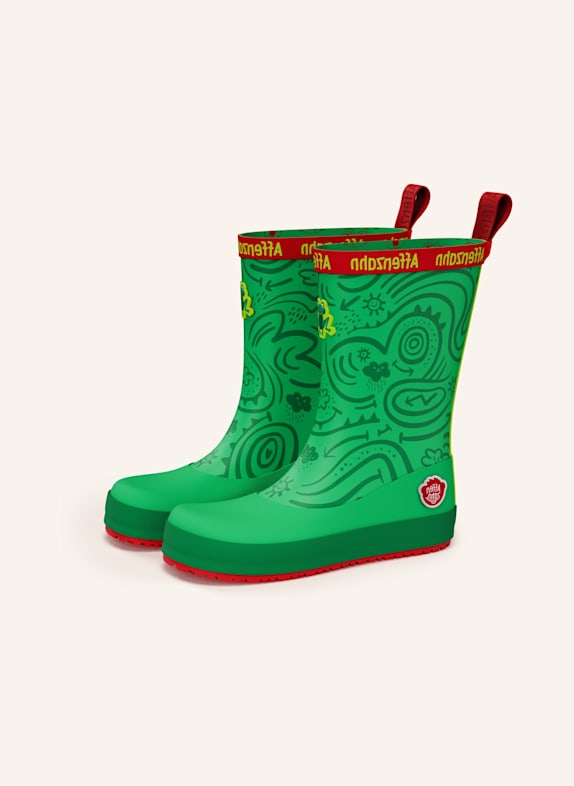 Affenzahn Gummistiefel PLASHY GRÜN