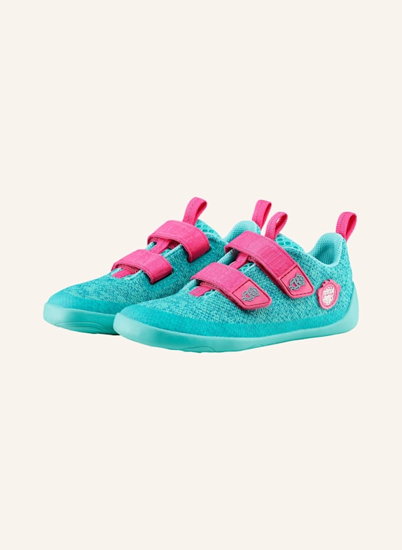 Affenzahn Sneaker KNIT HAPPY TÜRKIS/ WEISS