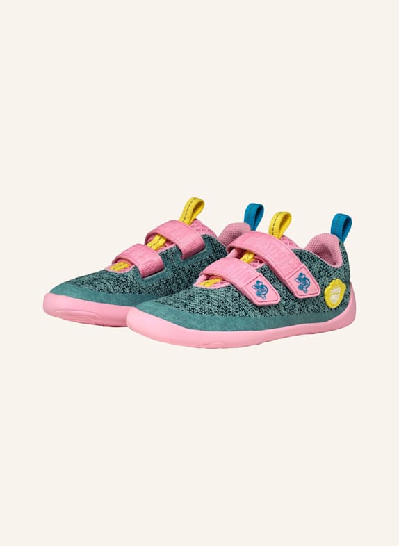 Affenzahn Sneaker KNIT HAPPY TÜRKIS/ WEISS