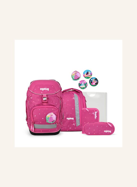ergobag Schulranzen-Set PACK SET PINK