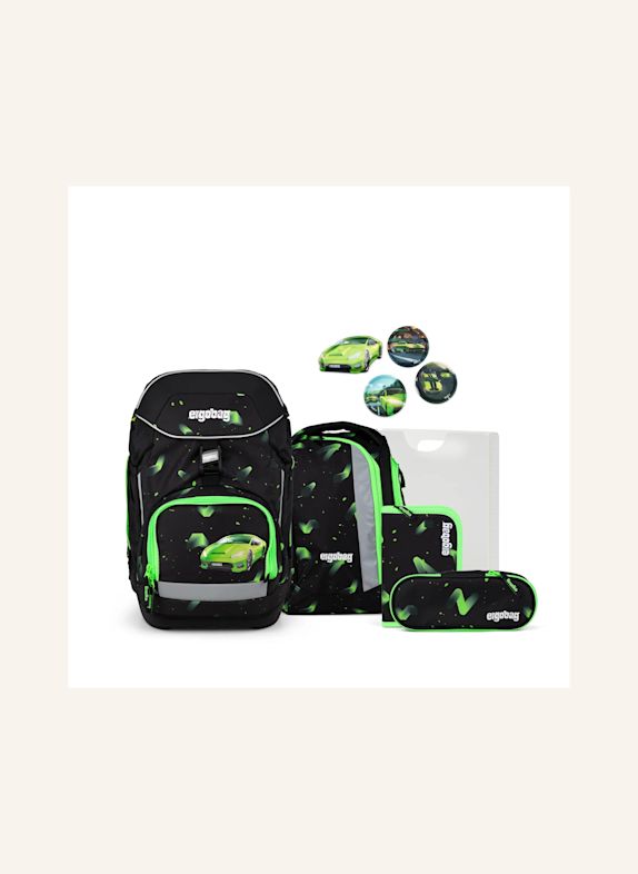 ergobag Schulranzen-Set PACK SET SCHWARZ
