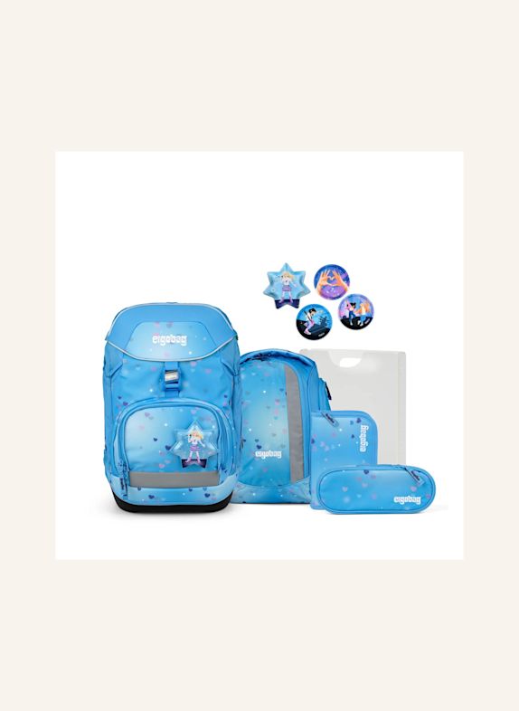 ergobag Schulranzen-Set PACK SET BLAU