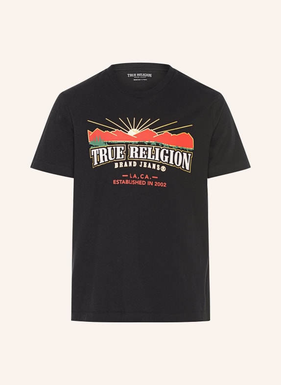 TRUE RELIGION T-Shirt SCHWARZ