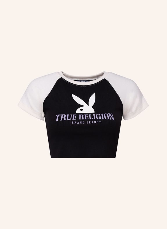 TRUE RELIGION T-Shirt True Religion X Playboy SCHWARZ
