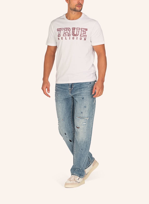 TRUE RELIGION T-Shirt PAISLEY WEISS