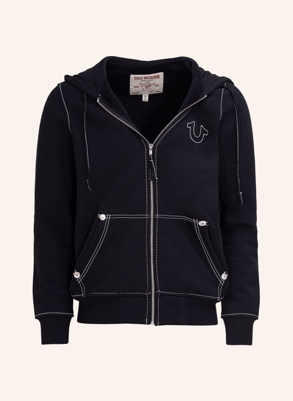 TRUE RELIGION Hoodie BIG-T SCHWARZ