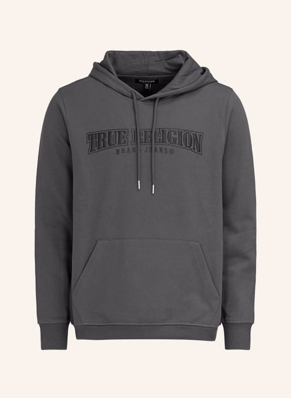 TRUE RELIGION Hoodie PAINTED GRAU