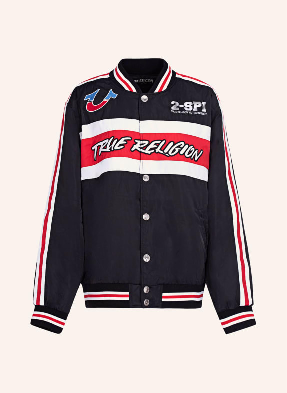 TRUE RELIGION Jacke RACING BOMBER SCHWARZ