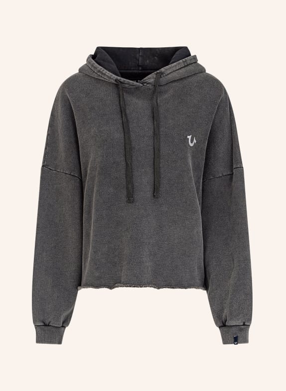 TRUE RELIGION Hoodie REFLECTIVE SCHWARZ