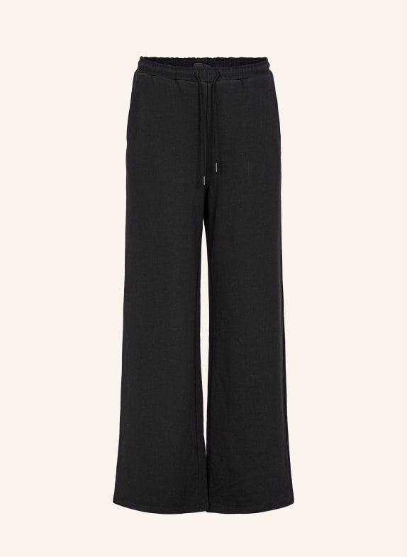 TRUE RELIGION Sweatpant WIDE LEG SCHWARZ