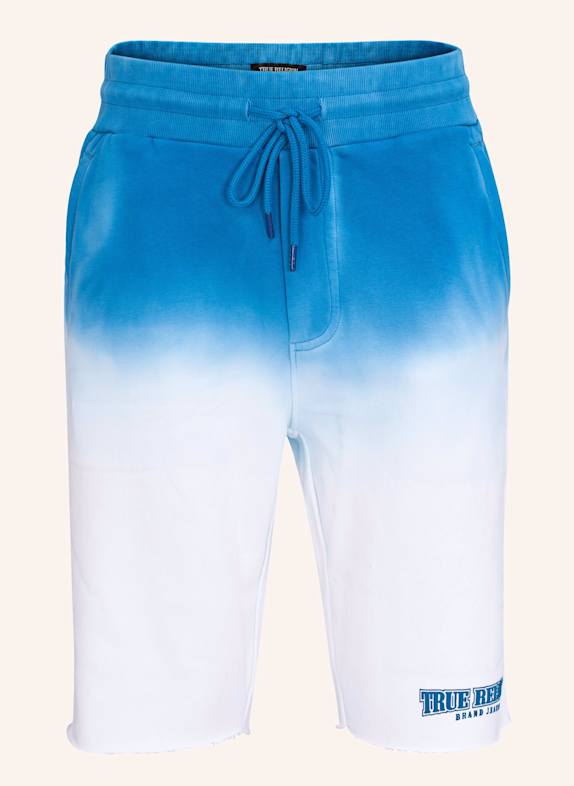 TRUE RELIGION Short Ombre WEISS/ BLAU