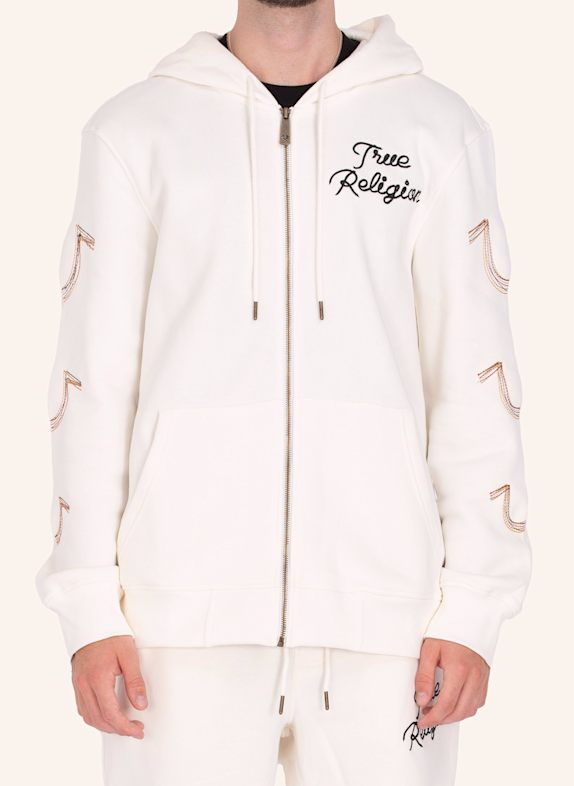 TRUE RELIGION Kapuzenpullover WEISS