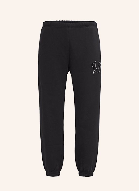 TRUE RELIGION Jogginghose STAR SCHWARZ