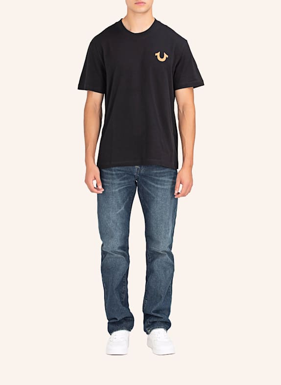 TRUE RELIGION T-Shirt ANTHEM SCHWARZ