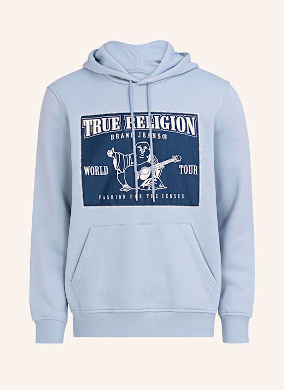 TRUE RELIGION Hoodie HELLBLAU