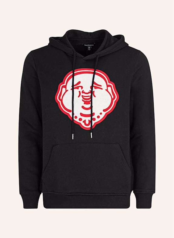 TRUE RELIGION Hoodie EMBRO SCHWARZ