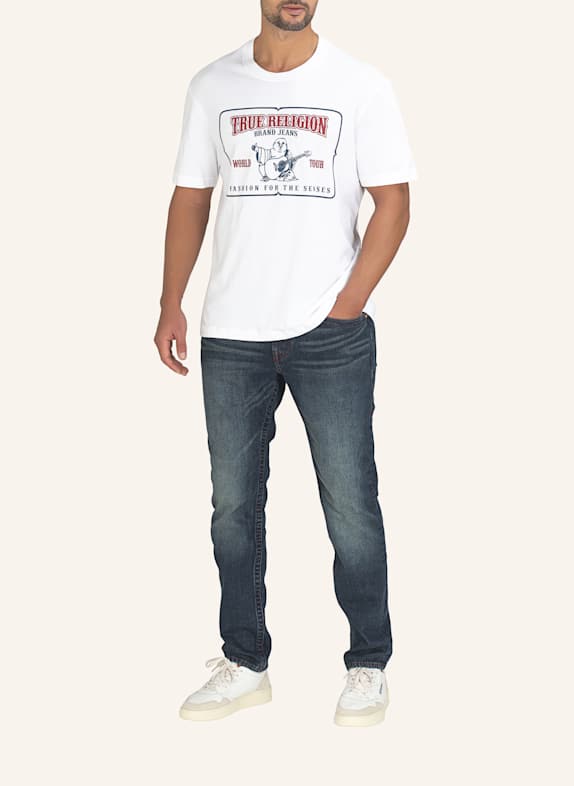 TRUE RELIGION T-Shirt HIGH DENSITY WEISS