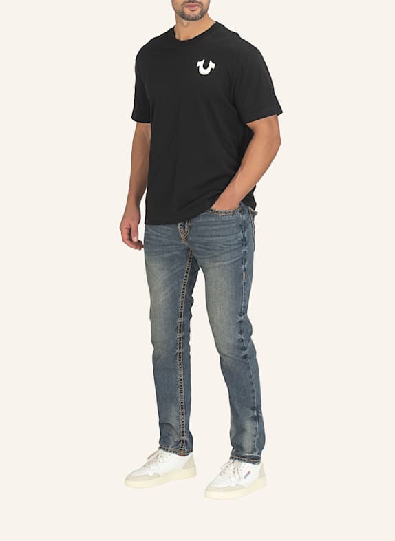 TRUE RELIGION T-Shirt TRUE RELIGION SCHWARZ