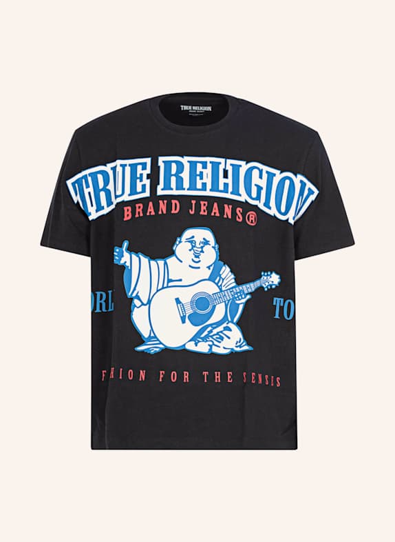 TRUE RELIGION T-Shirt ICON SCHWARZ