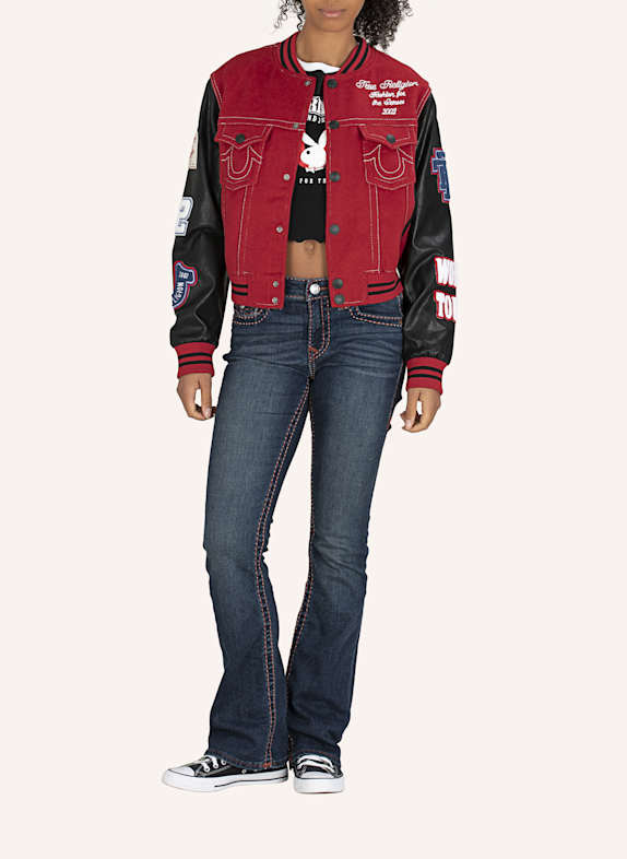 TRUE RELIGION Collgejacke ANNIVERSARY ROT