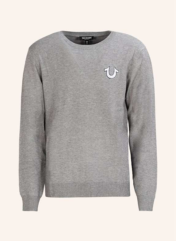 TRUE RELIGION Sweatshirt GRAU