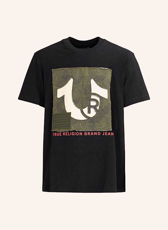 TRUE RELIGION T-Shirt SASHIKO SCHWARZ