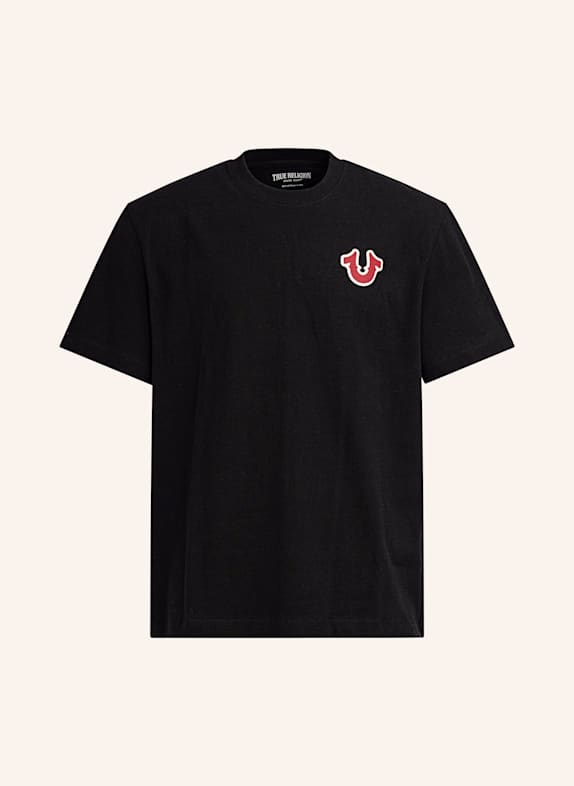 TRUE RELIGION T-Shirt BUDDHA PUFF SCHWARZ