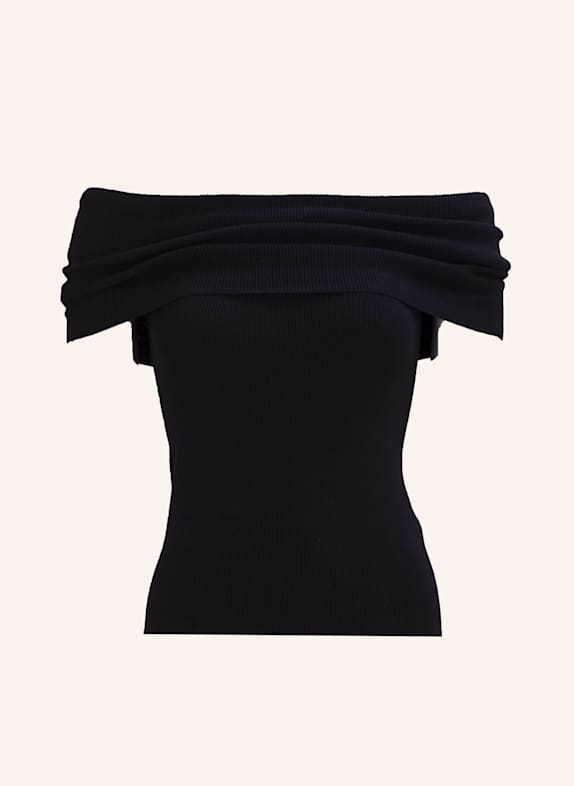 TRUE RELIGION Off-Shoulder-Top SCHWARZ