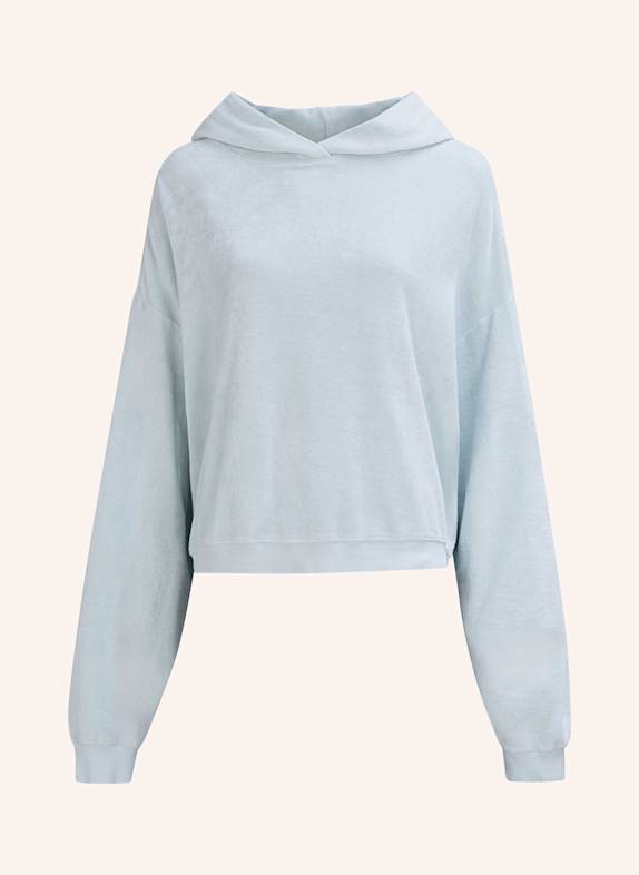 TRUE RELIGION Frottee-Hoodie HELLBLAU