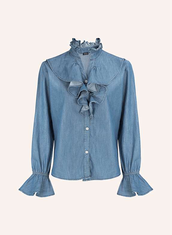 TRUE RELIGION Jeanshemd Volants BLAU