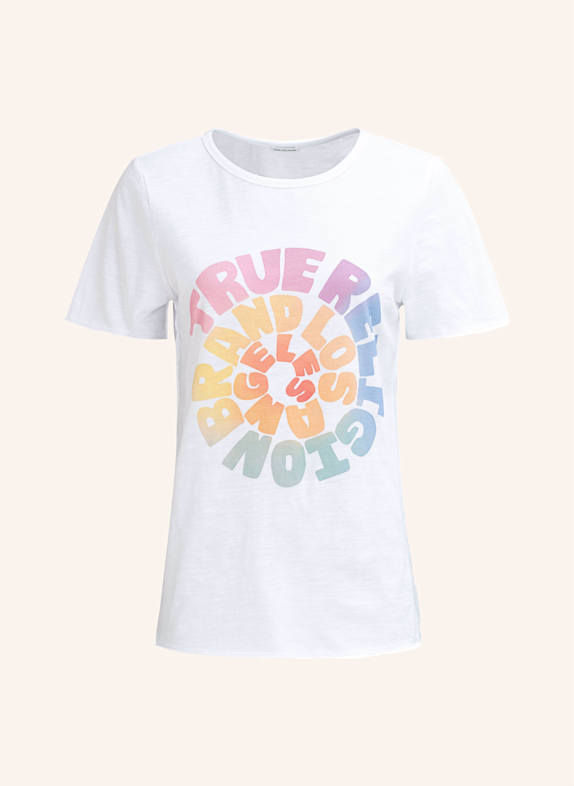 TRUE RELIGION T-Shirt RAINBOW WEISS