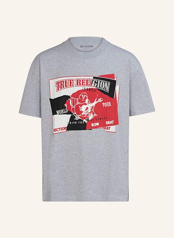 TRUE RELIGION T-Shirt HELLGRAU