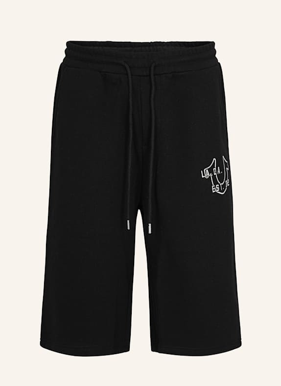 TRUE RELIGION Sweatshorts SCHWARZ