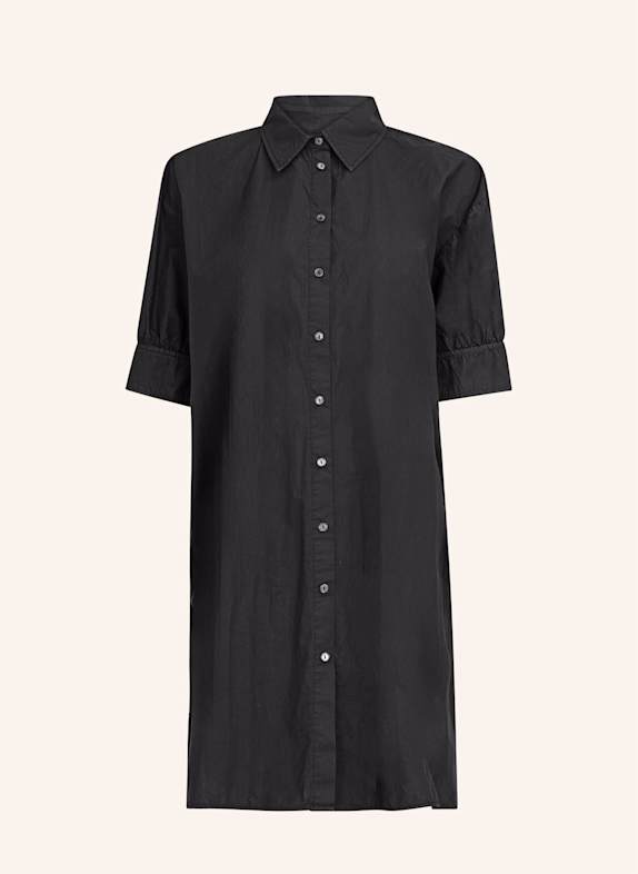 TRUE RELIGION Hemdblusenkleid SCHWARZ