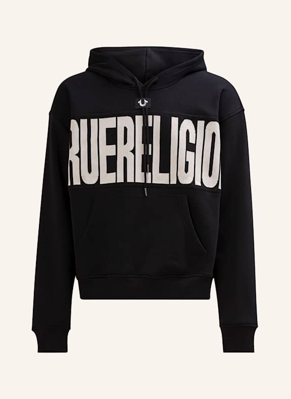 TRUE RELIGION Hoodie SCHWARZ