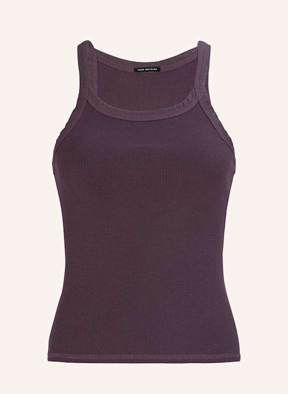 TRUE RELIGION Top DUNKELLILA