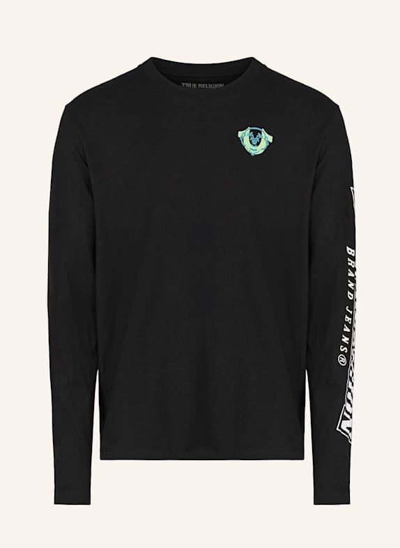 TRUE RELIGION Longsleeve SCHWARZ