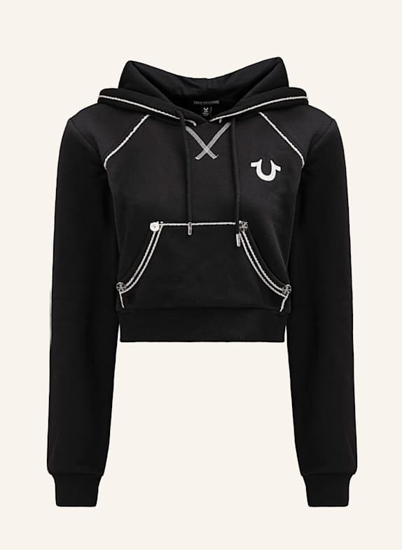 TRUE RELIGION Hoodie SCHWARZ