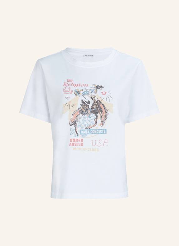 TRUE RELIGION T-Shirt RODEO WEISS