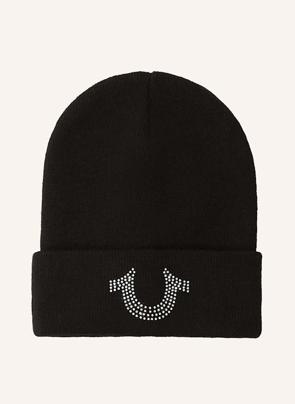 TRUE RELIGION Beanie CRYSTAL SCHWARZ