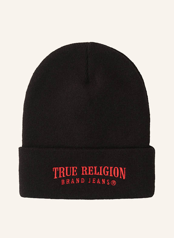 TRUE RELIGION Beanie SCHWARZ