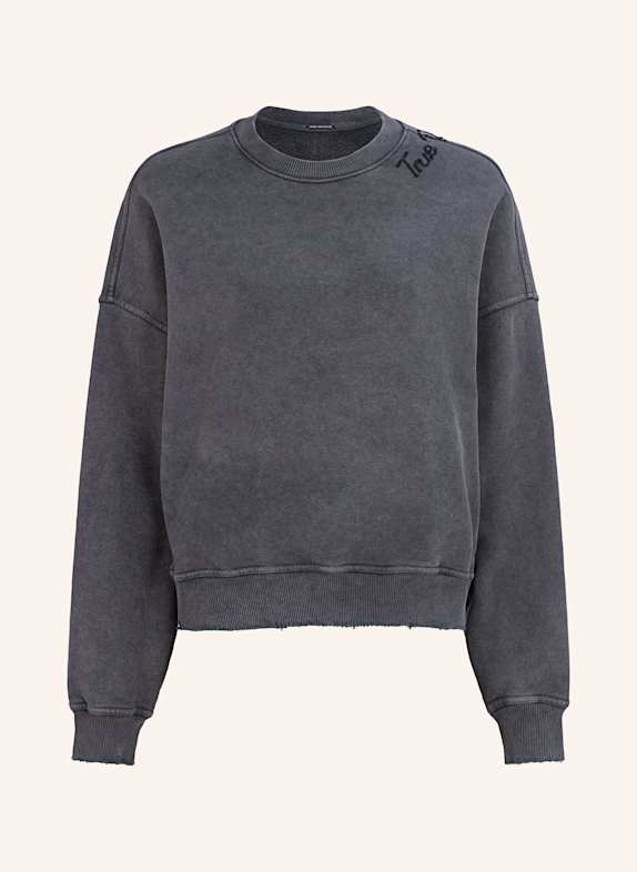 TRUE RELIGION Sweatshirt EMBRO SCHWARZ