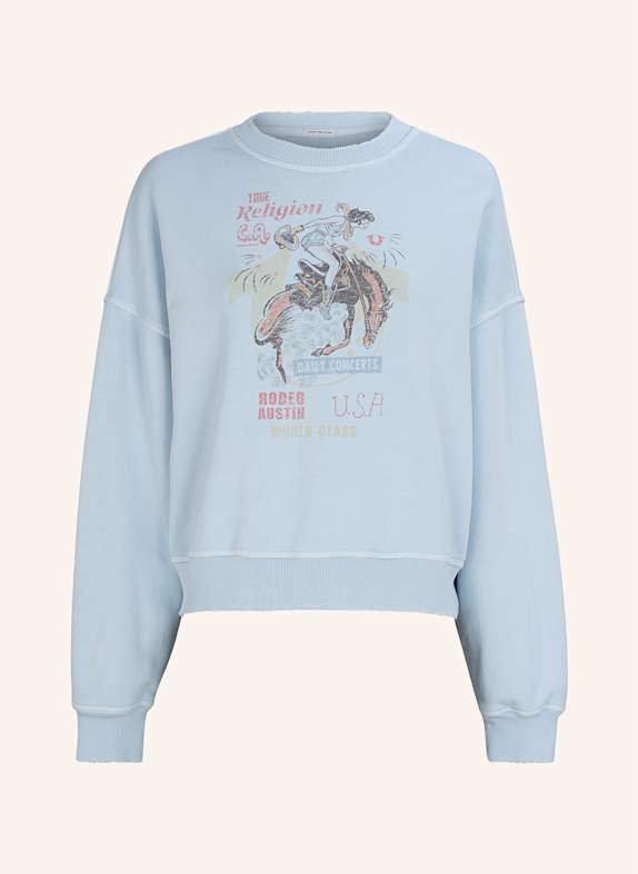 TRUE RELIGION Sweatshirt RODEO HELLBLAU