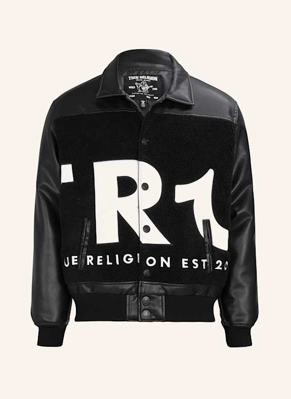 TRUE RELIGION Bomberjacke SCHWARZ