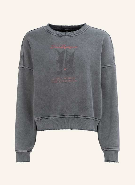 TRUE RELIGION Sweatshirt BOOTS SCHWARZ