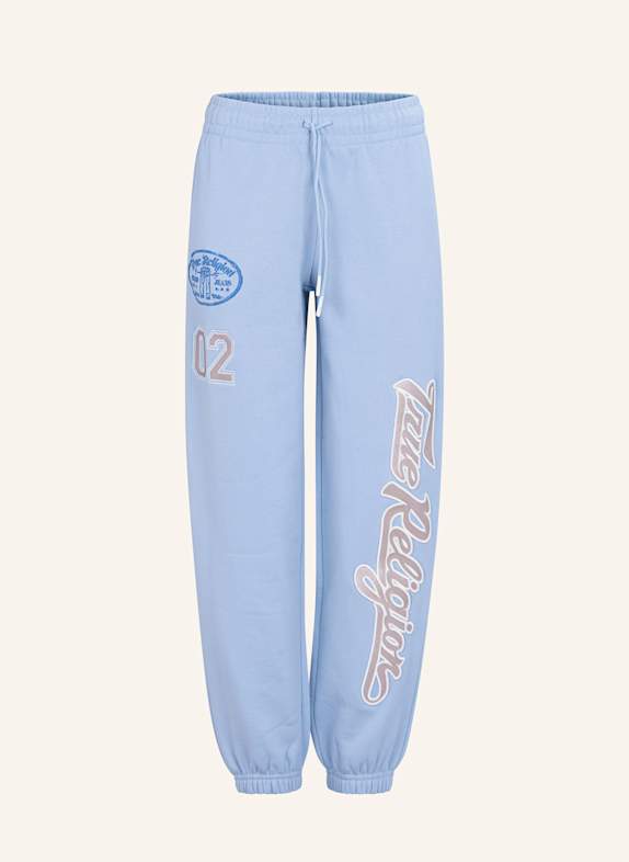 TRUE RELIGION Sweathose EMBROIDERY BLAU