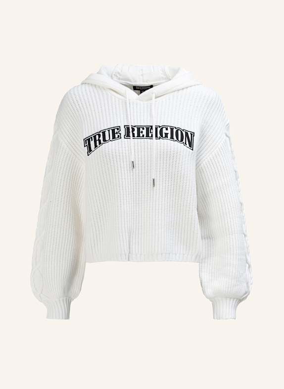 TRUE RELIGION Hoodie EMBROIDERY WEISS