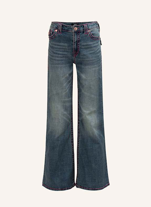 TRUE RELIGION Jeans KATRINA High Rise Flare BLAU